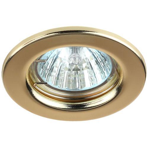 Светильник точечный ST1 GD 50Вт MR16 12В штампован. зол. ЭРА C0043798