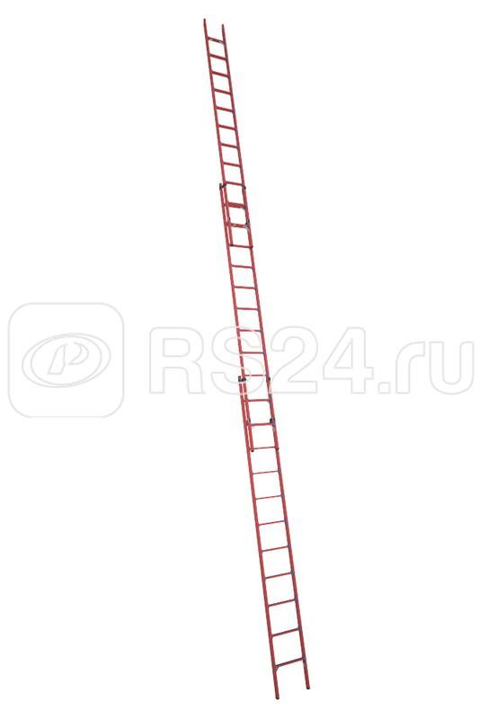 Лестница приставная диэлектрическая ЛСПРД-8.0 Евро раздвижная стеклопластик. Антиток Д413729