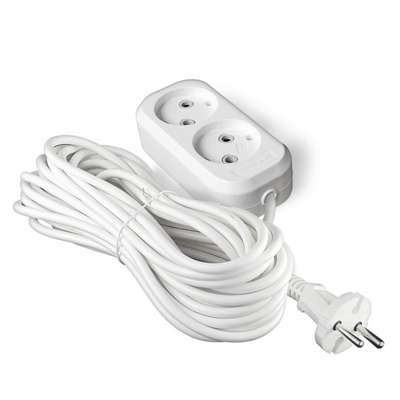 Удлинитель 2х10м без заземл. 10А IP20 У6-011М ПВС 2х1 UNIVersal 011М-10