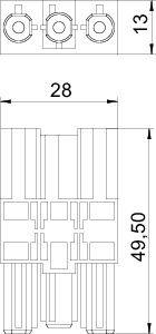 Адаптер Modul45 connect VB-G GST18i3p черн. OBO 6108045