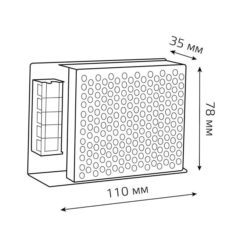 Блок питания для светодиодной ленты Black 40Вт 12В IP20 (драйвер) GAUSS 202003040