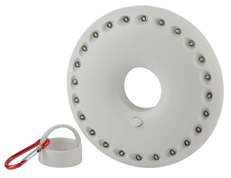 Фонарь K24 Кемпинг NEW 24хLED 3хAA карабин блист. ЭРА Б0032282