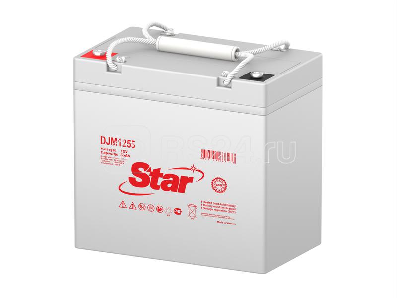 Аккумулятор 12В 55А.ч Star DJM1255