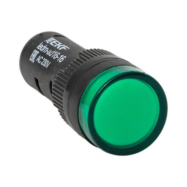 Матрица светодиодная AD16-16HS зел. 230В AC PROxima EKF ledm-ad16-16-g