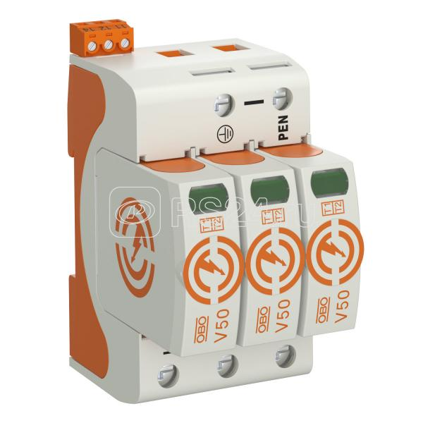 Устройство защиты от импульсных перенапр. УЗИП 385В CombiController V50-3+FS-385 3 пол. OBO 5093580