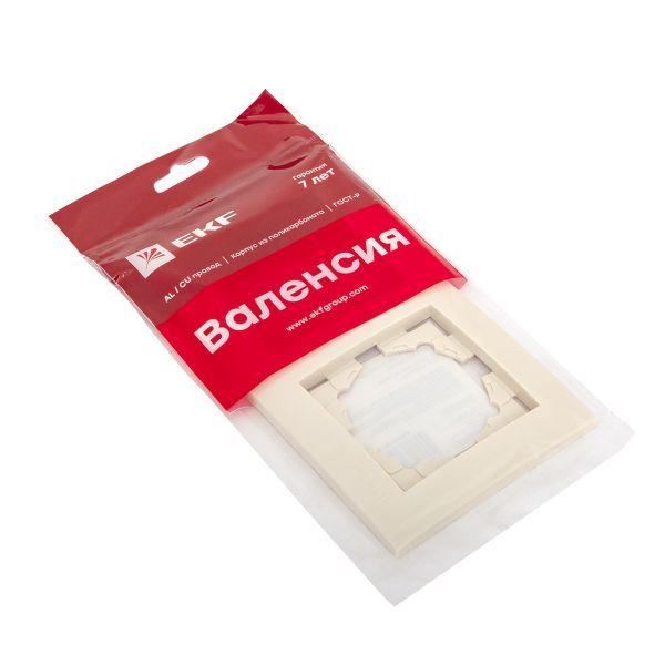 Рамка 2-м Валенсия крем. PROxima EKF EWM-G-302-20