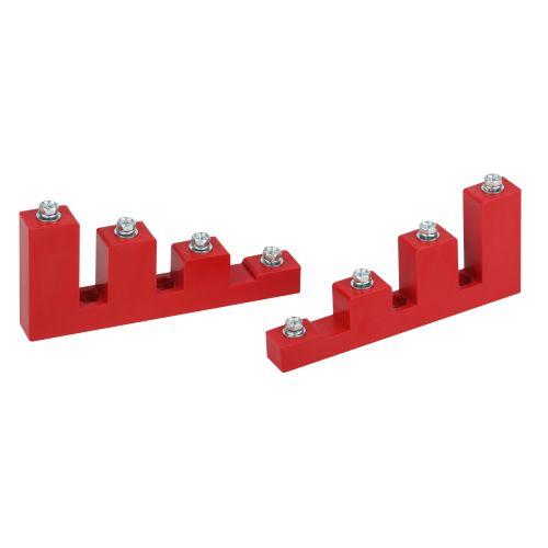 Изолятор шинный ступенчатый NO-224-161 ИСв4-40 М10 с болтами 18кВ Эра Б0065658