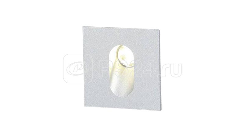 Бра GW-S612-1-SL-NW 1Вт 4500К IP54 встраив. для подсветки лестницы/пола FLOOR S серебр. DesignLed 00-00001570