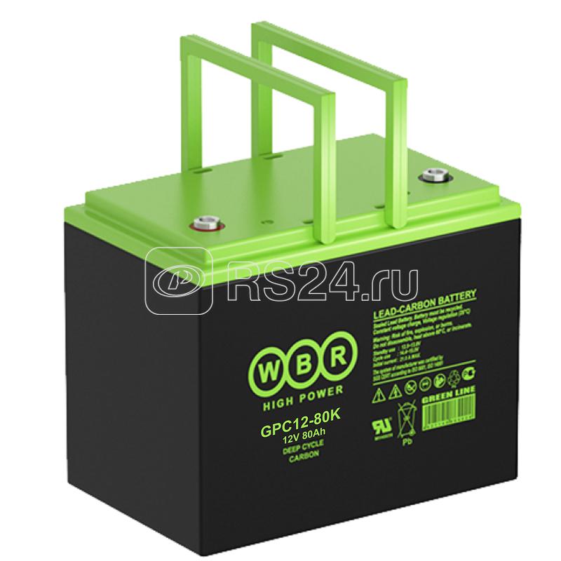 Аккумулятор тяговый 12В 80А.ч WBR GPC12-80K WBR