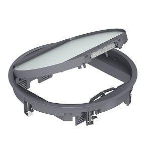 Лючок универс. 12хModul45 полиамид GESR9-2U12T 9011 черн. OBO 7405466