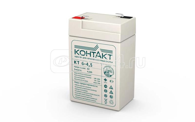 Аккумулятор ОПС 6В 4.5А.ч КТ 6-4.5 Контакт