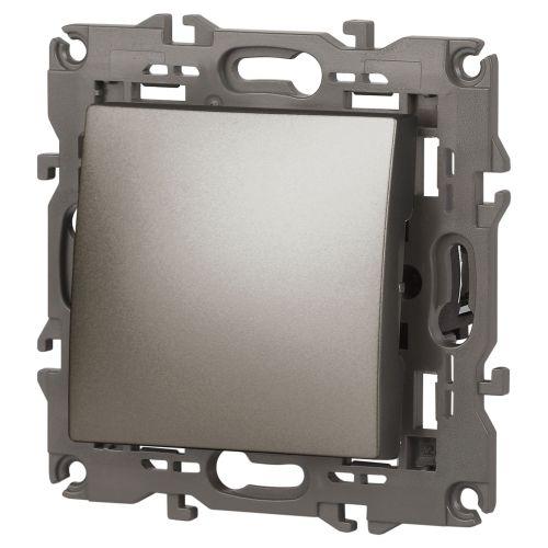 Выключатель Elegance 14-1101-16 250В 10АХ титан Эра Б0065782