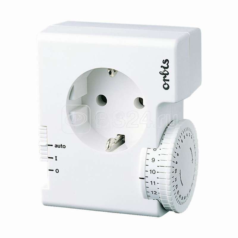 Таймер бытовой суточный CONTROL D T30 шаг 30мин Orbis OB161532