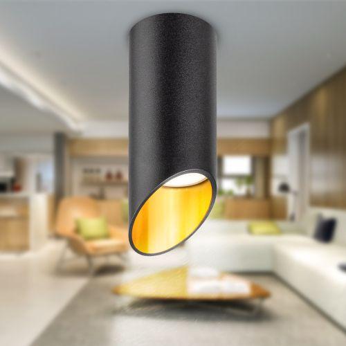 Светильник OL26 BK MR16/GU10 настенно-потолочный спот черн. Эра Б0055575