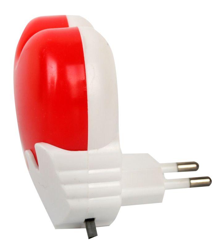 Светильник светодиодный NL-246 "Сердце" 220В ночник с выкл. красный Camelion 14266