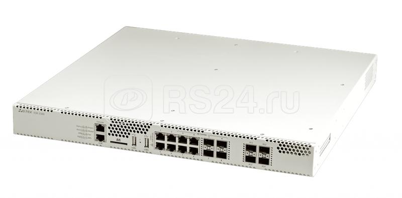 Маршрутизатор сервисный 4x10/100/1000BASE-T 4хCombo 10/100/1000BASE-T/1000BASE-X 4х10GBASE-R SFP+ 4Gb RAM 1 Gb Flash 2 слота для модулей питания ELTEX ESR-1500