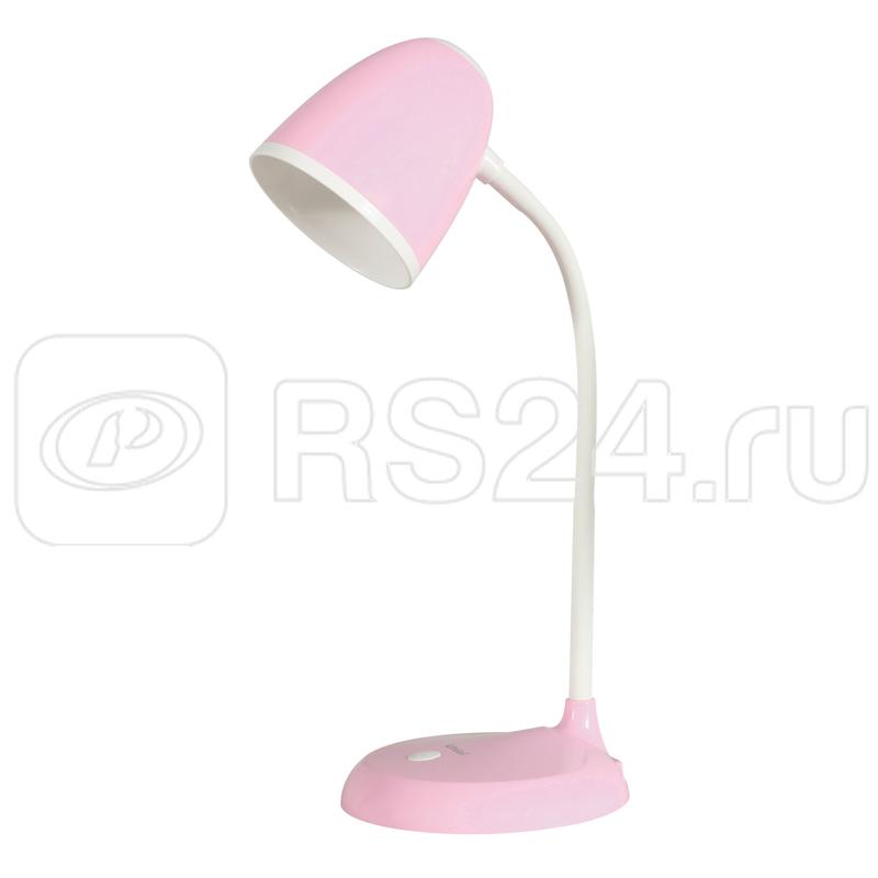 Светильник настольный TLI-228 PINK E27 60Вт механ. выкл. роз. Uniel UL-00003653