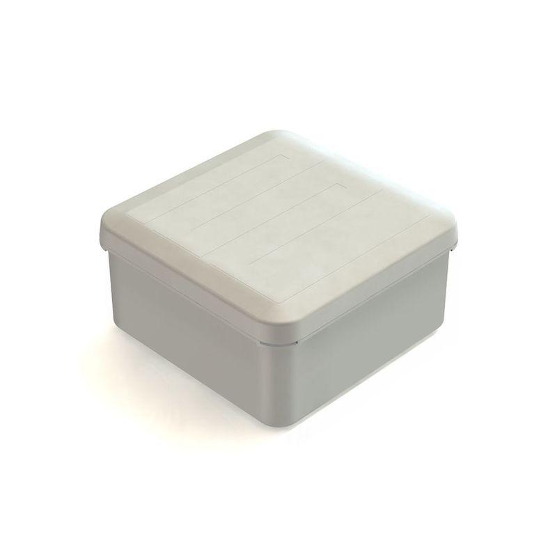 Коробка распаячная для наружного монтажа 100х100х50мм IP55 с гладкими стенками CHINT 8820024