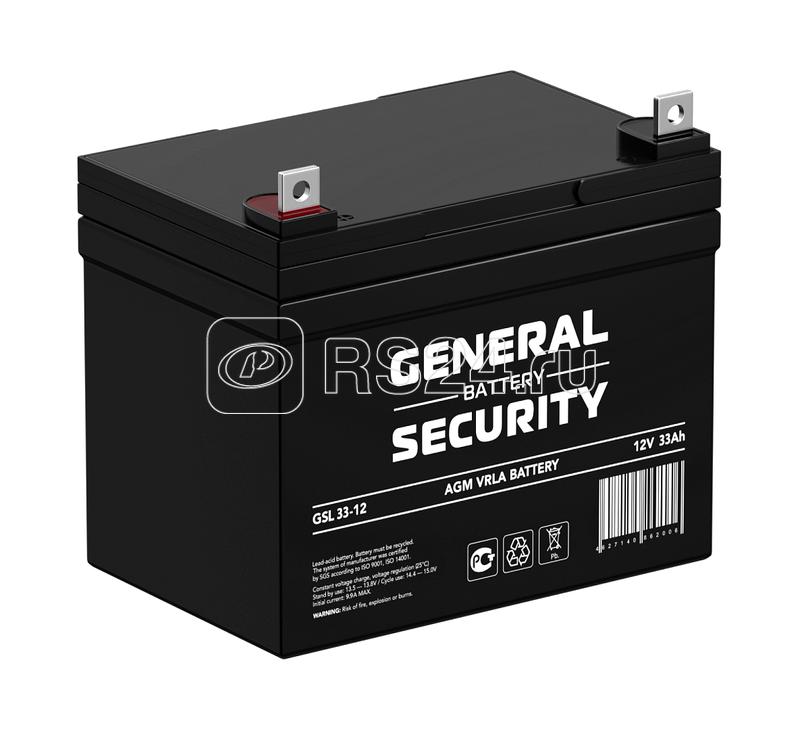 Аккумулятор 12В 33А.ч General Security GSL33-12