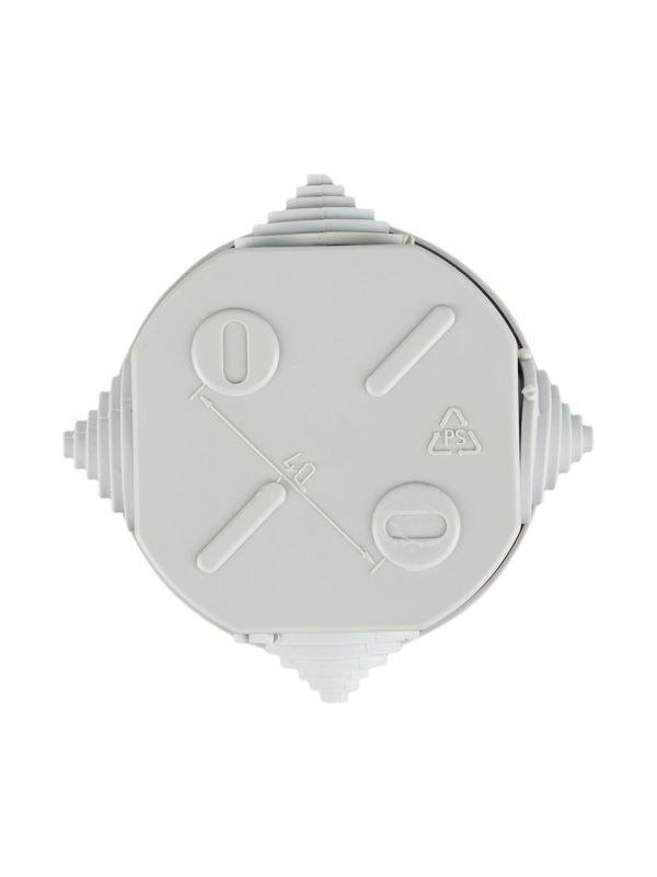 Коробка распаячная ОП 75х40 IP44 KM41237 (4 каб.ввод.) IEK UKO11-075-040-000-K41-44