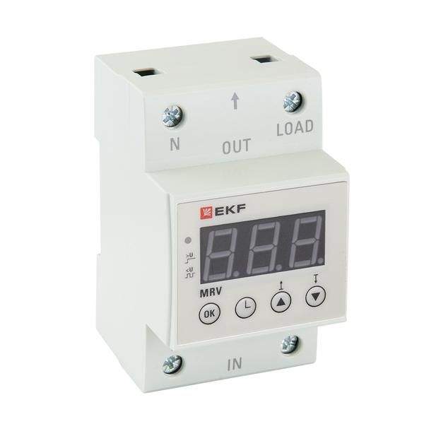 Реле напряжения с дисплеем MRV 40А PROxima EKF MRV-40A