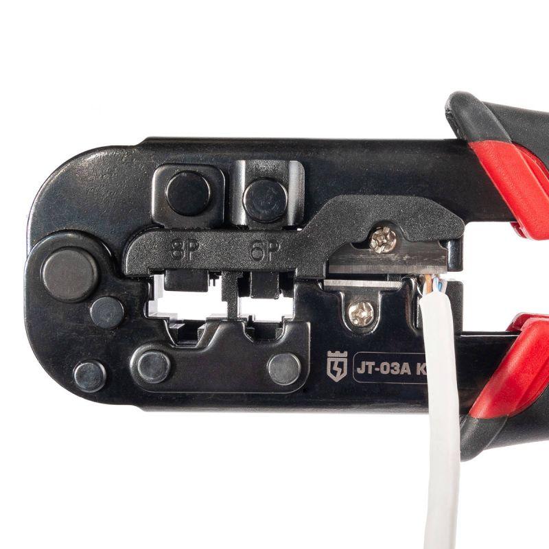 Пресс-клещи для RJ разъемов JT-03А серия МАСТЕР КВТ 89228