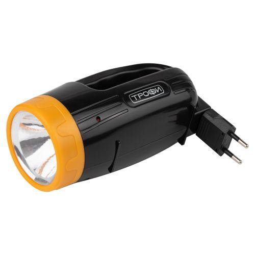 Фонарь-прожектор светодиодный аккумуляторный PA-101 1 режим Трофи Б0053340