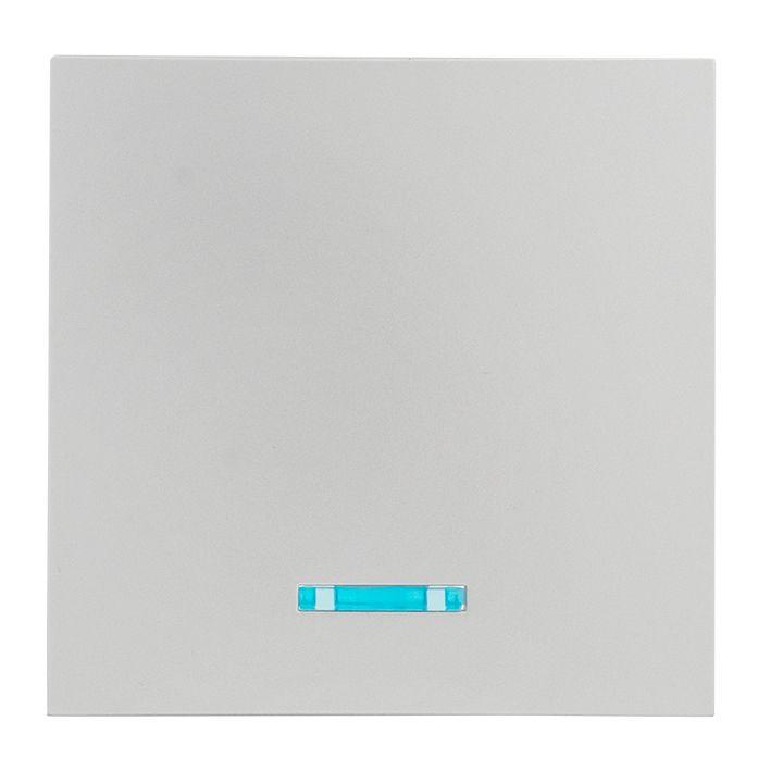 Панель лицевая Валенсия для выключателя 1-кл. с индикатором 10А сталь PROxima EKF ESV10-L-121-30