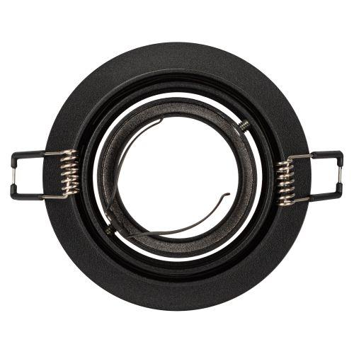 Светильник встраиваемый алюм. KL84 BK MR16/GU5.3 черн. Эра Б0054347