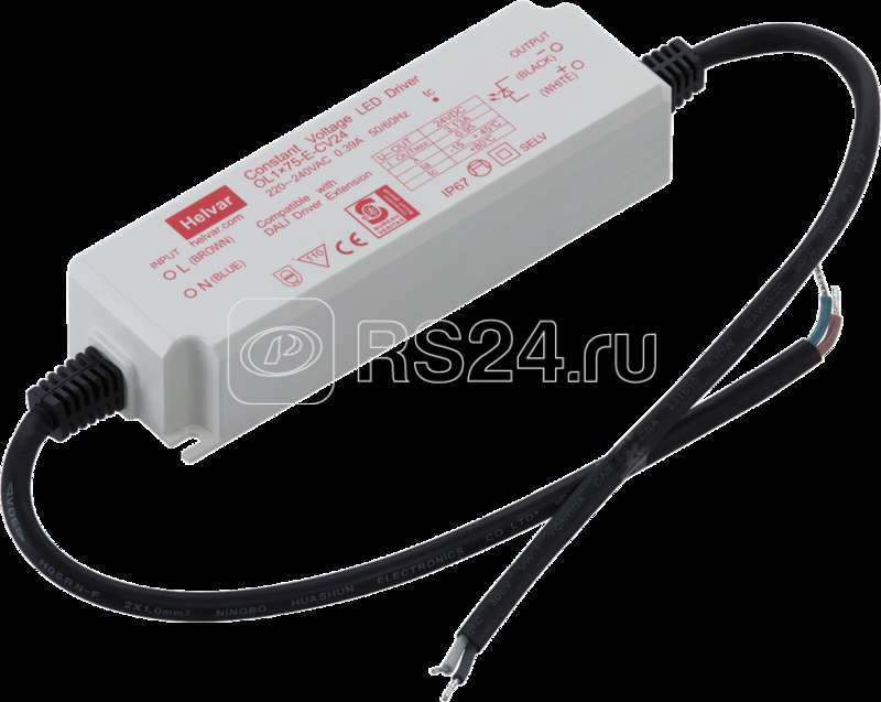 Драйвер LED 75W 24В (OL1х75-E-CV24 IP67 HELVAR) СТ 4002000110