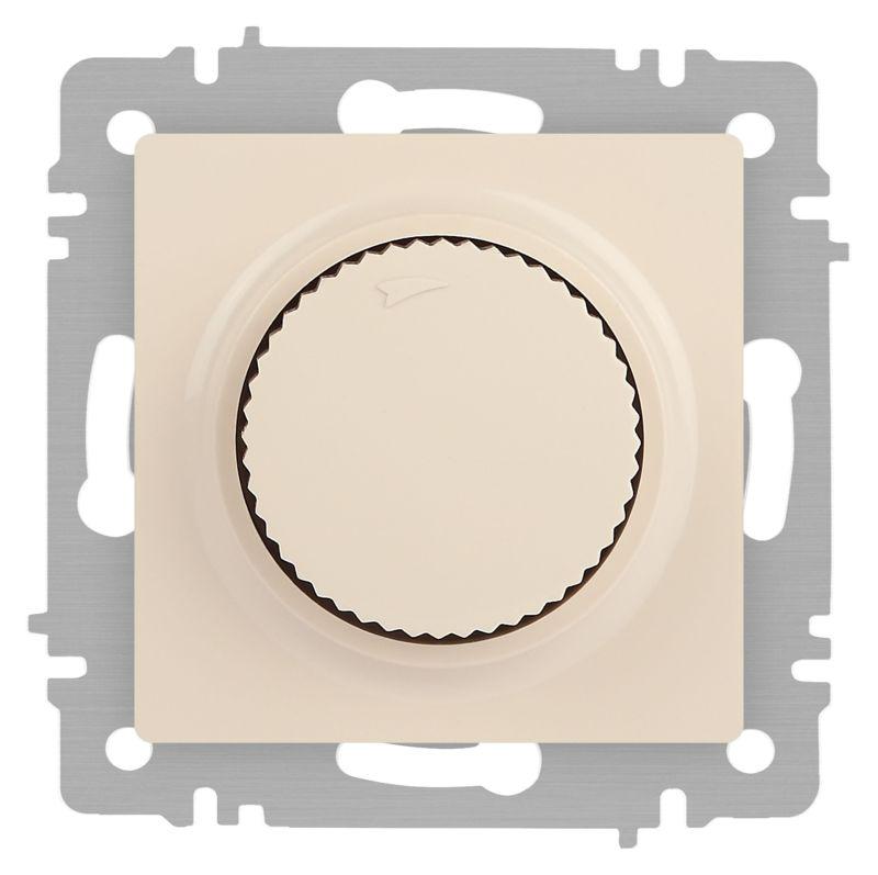 Светорегулятор поворотный СП Accent 6-401-02 600Вт 230В IP20 сл. кость Intro Б0063672