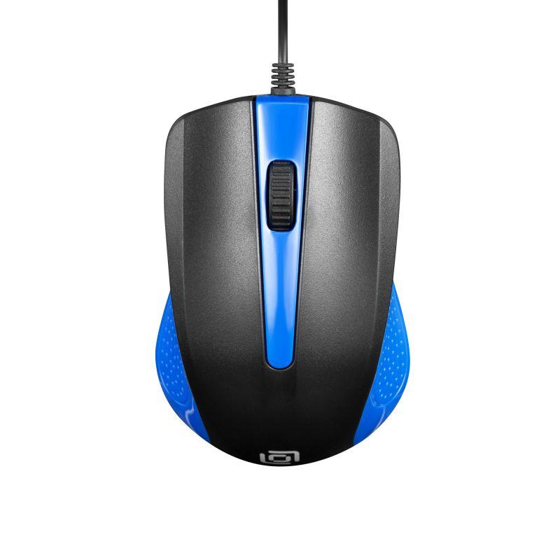 Мышь 225M черн./син. оптическая 1200dpi USB 2but M353RU BL ОКЛИК 288233