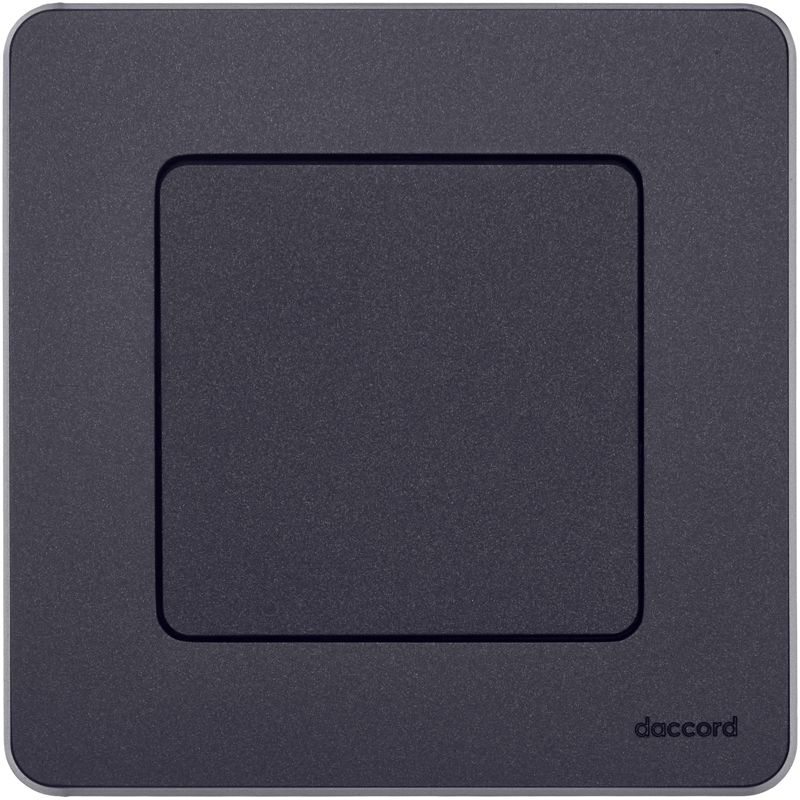 Выключатель 1-кл. Inspiria 10А IP20 250В 10AX механизм антрацит IEK 673603