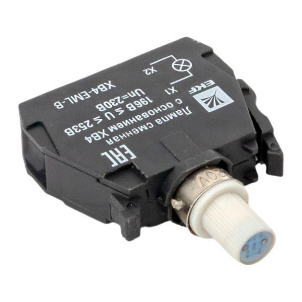 Лампа сменная с основанием XB4 син. 230В PROxima EKF XB4-EML-B