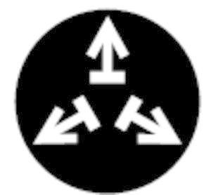 Шильдик кнопочный грибовидный "решать" M22-XDP-S-X15 черн. EATON 218269