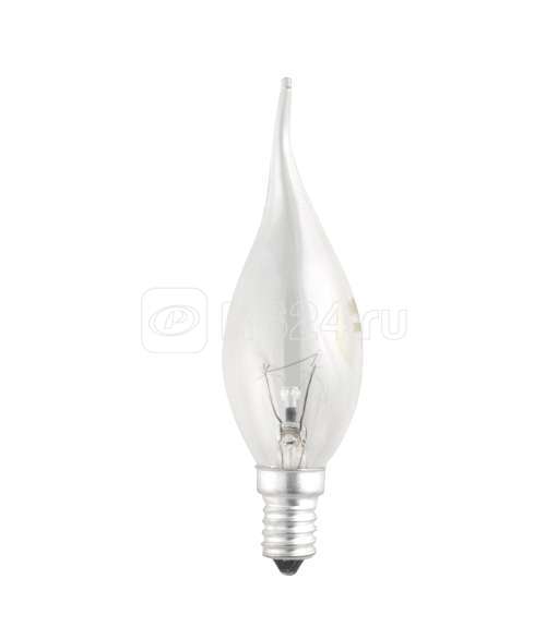 Лампа накаливания CT35 60W E14 clear "Свеча на ветру" JazzWay 3321468