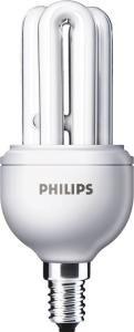 Лампа люминесцентная компакт. Genie 11Вт E14 3U 2700К 1PF/6 PHILIPS 929689133510