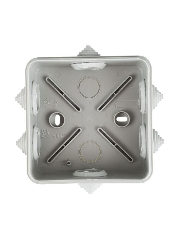 Коробка распаячная ОП 100х100х50 IP44 КМ41255 IEK UKOZ11-100-100-050-K41-44