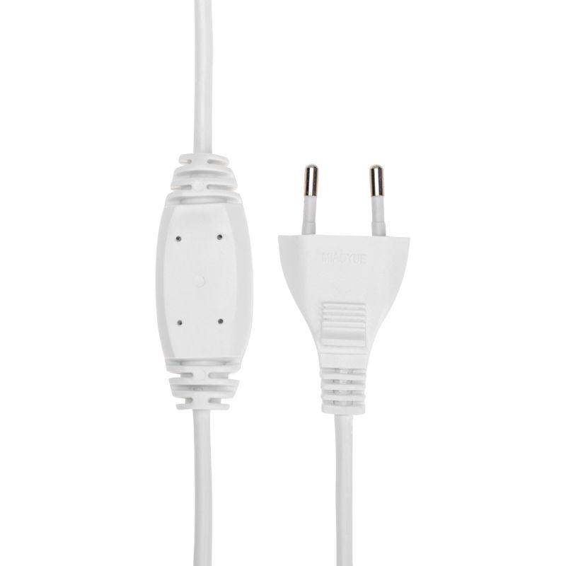 Гирлянда светодиодная "Айсикл" (бахрома) 5х0.6м 112LED тепл. бел. 3.4Вт 230В IP44 эффект мерцания провод прозр. Neon-Night 255-526