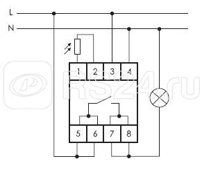 Фотореле AZ-B-30-зонд Плюс (выносной фотодатчик "Плюс" монтаж на DIN-рейке 3 модуля 230В 30А 1Z IP20) F&F EA01.001.015