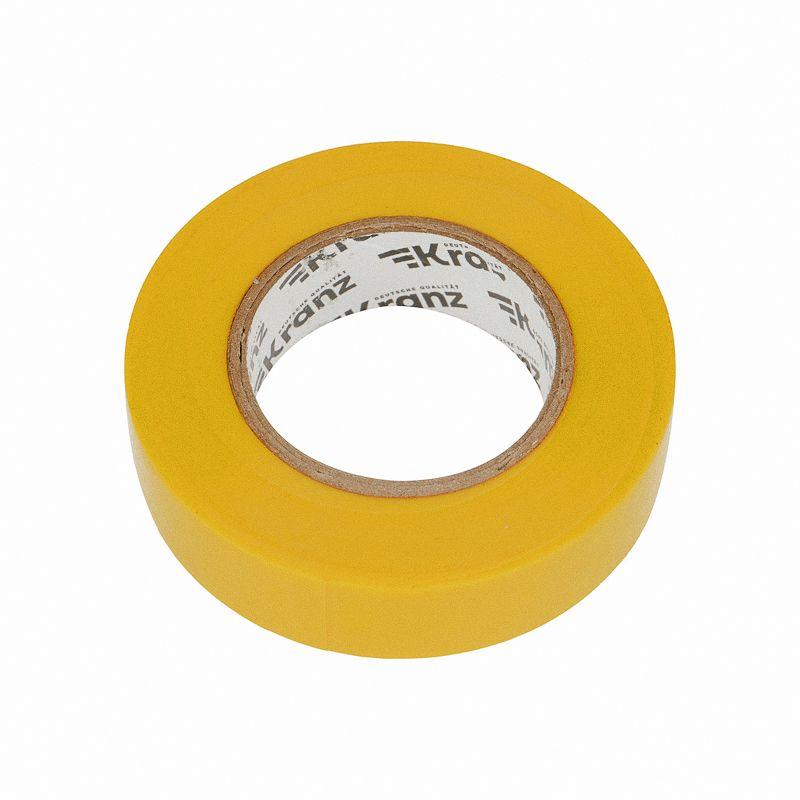 Изолента ПВХ 0.13х19мм 25м желт. Kranz KR-09-2202