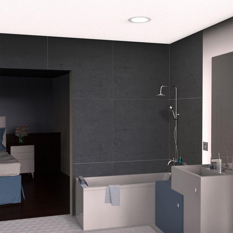 Светильник светодиодный Basic Downlight 9Вт 4000К IP54 720лм 210-240В 110х44 круг бел. GAUSS 9033420209