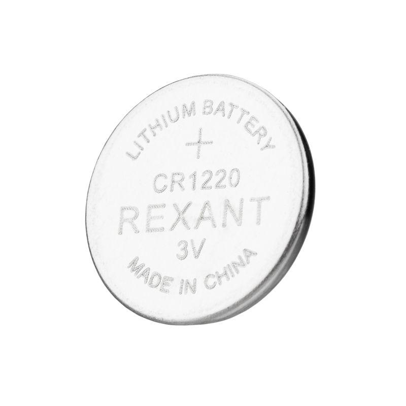 Элемент питания литиевый CR1220 3В (блист.5шт) Rexant 39-1102