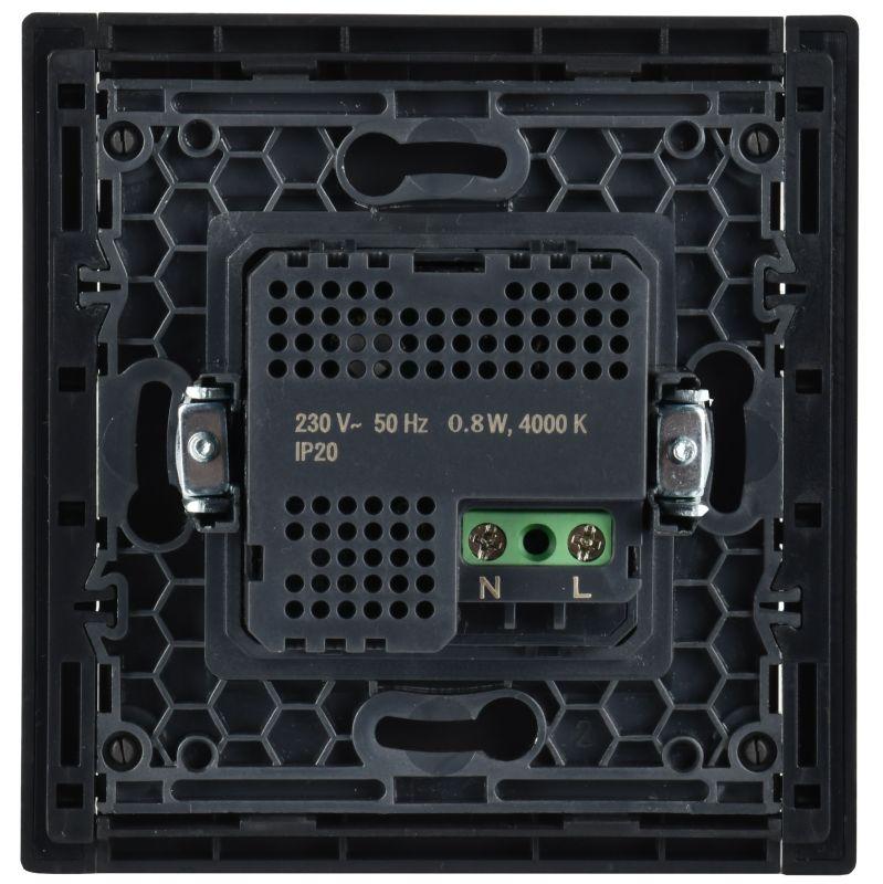 Подсветка светодиодная FORTE&PIANO встраив. с датчиком движения FP156 черн. IEK FP-MS11-N-150-05-K02