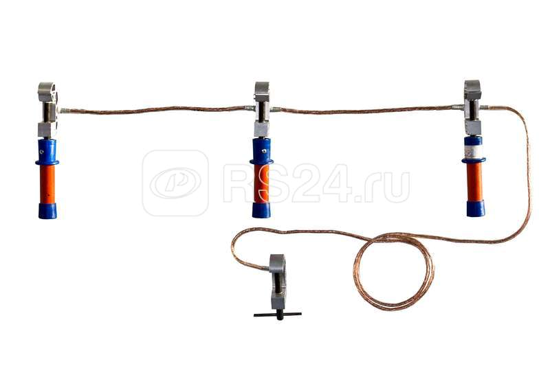 Заземление переносное ПЗРУ-1 Д для распред. устр. до 1кВ 70кв.мм Антиток Д235033