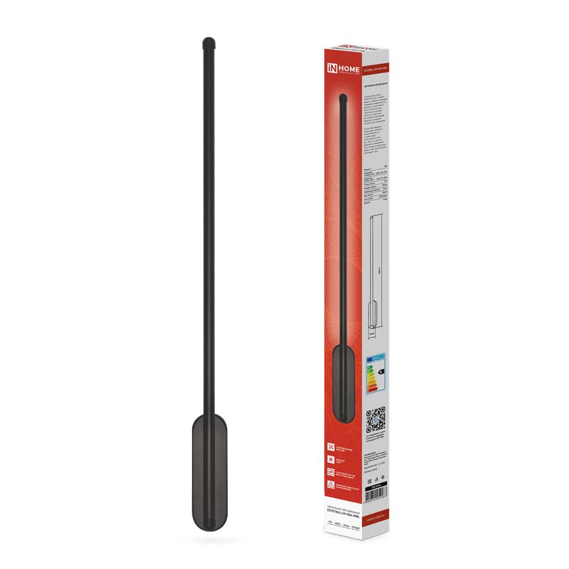 Светильник светодиодный ESTETIKA LUV-60A-40BL 10Вт 4000К 700лм 230В 600х50х25 черн. IN HOME 4690612054483