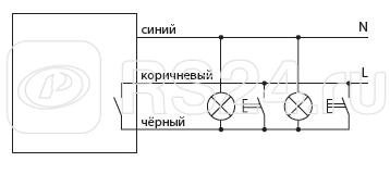 Автомат лестничный ASO-220 (герметичный; монтаж на плоскость 230В 10А 1Z IP65) F&F EA01.002.001