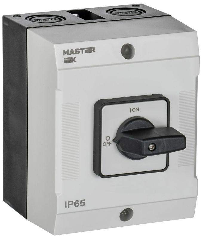 Переключатель кулачковый 10А (сх. 91) в боксе стандартная рукоятка IEK MI-CS20-010-091