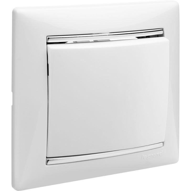 Выключатель 1-кл. СП Valena 10А IP31 250В механизм бел. IEK 774401