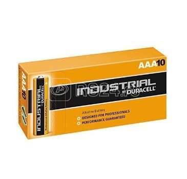 Элемент питания алкалиновый AAA/LR03 Industrial (карт. коробка 10шт) Duracell Б0014867